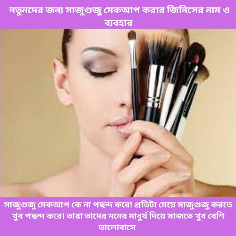নতুনদের জন্য সাজুগুজু মেকআপ করার জিনিসের নাম ও ব্যবহার